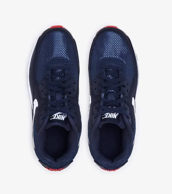 Nike Air Max 90 Big Kids& Shoes in Grey - Size: 6Y, DH4349-001