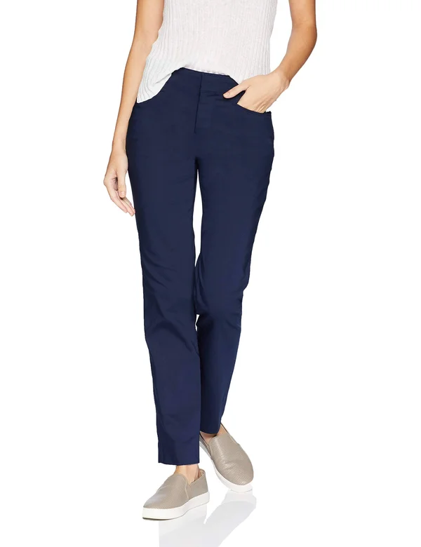 Chaps Women's Double Knit Skinny Pants - Navy - 16