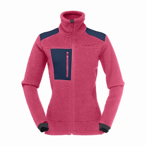 Norrona Trollveggen Thermal Pro Jacket - Women's Honeysuckle/Indigo Night - M