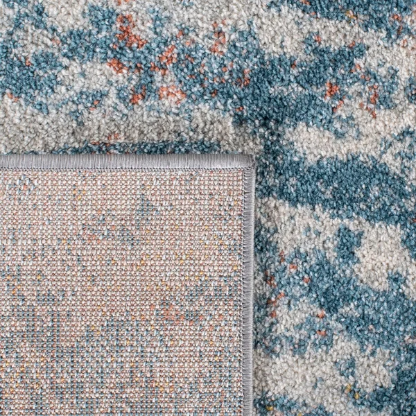 Safavieh Tulum Rug Collection TUL236A - Ivory, Dark Blue - 6& x 9&