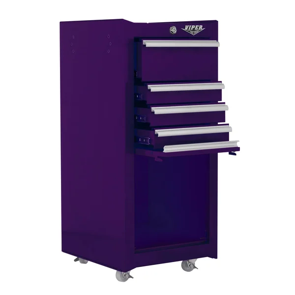 Viper Tool Storage 16-in 4-Drawer Tool/Salon Cart - Purple V1804pur