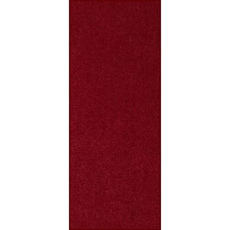Home Queen Solid Burgundy Color Custom Size Runner 2& x 34& - Area Rug, Red