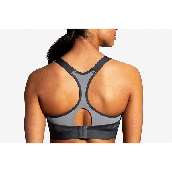 Women's Brooks Dare Racerback Run Bra 38B - Asphalt