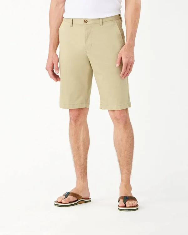 Tommy Bahama Men's Boracay 12-Inch Chino Shorts - Clear Khaki - Size 30