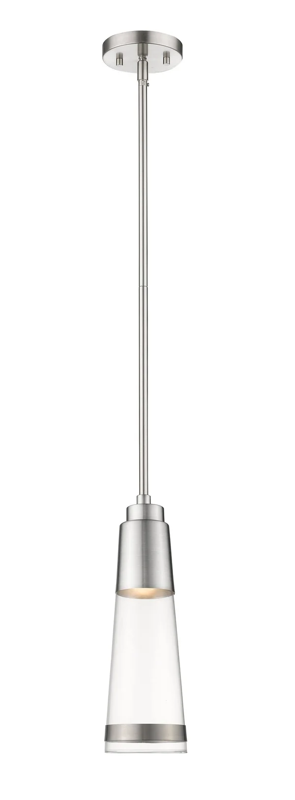 Z-Lite 1921P-BN-LED Ethos 1 Light Pendant, Brushed Nickel