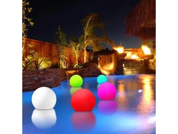 Modern Home Deluxe Floating LED Glowing Sphere w/Infrared Remote Control LEDGLOWBALL60