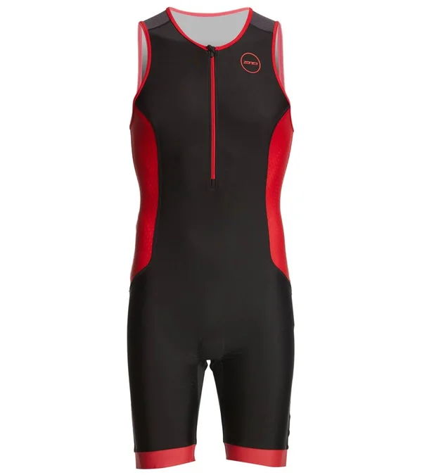 Zone3 Men's AquaFlo Plus Tri Suit - 2020 - M - Black/Red