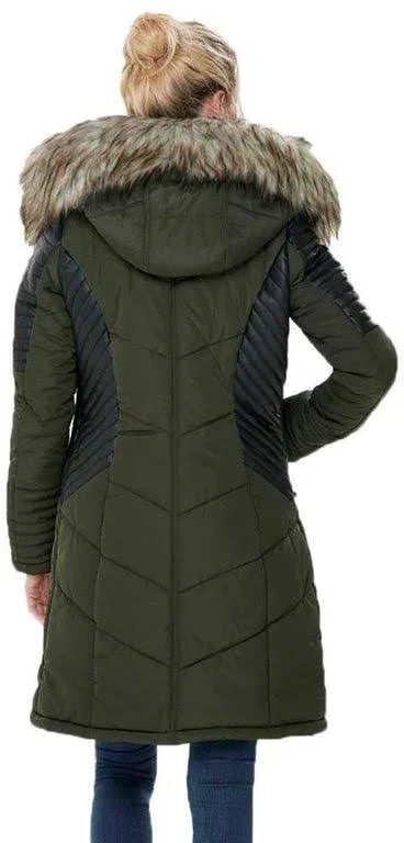 Only Linette Fur Coat - Black - Long Coats
