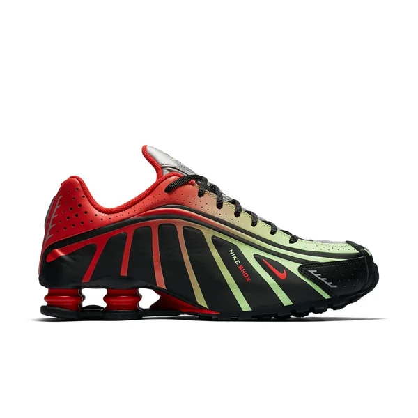 Nike Shox R4/ Neymar Jr - Black/Challenge Red/Metallic Silver Black, 11
