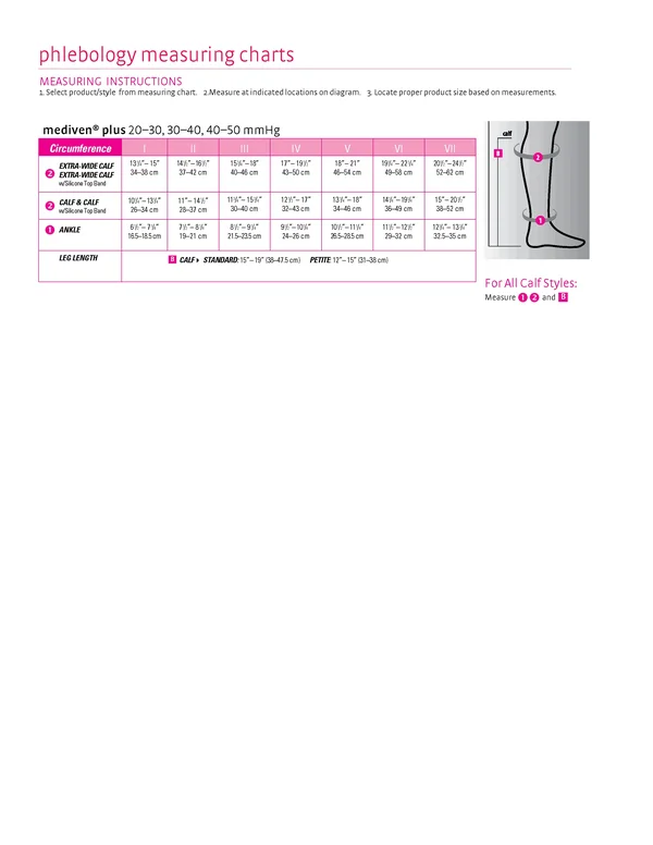 mediven - Plus, 30-40 mmHg, Knee High Extra Wide Calf Open Toe-Size II