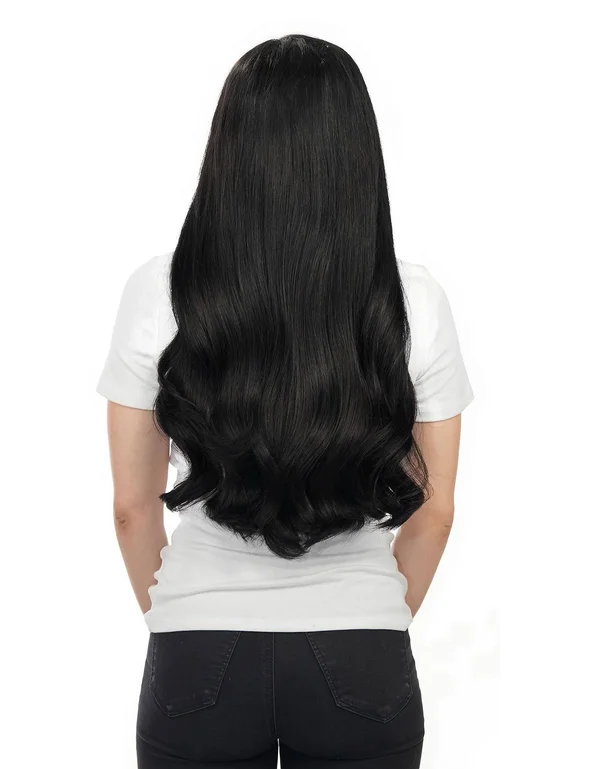 BELLAMI Khaleesi 280g 20x22 Jet Black (1) Hair Extensions