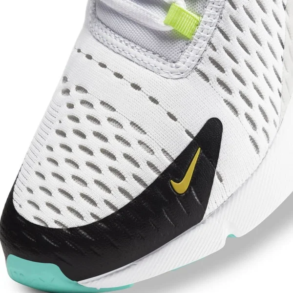 Nike Boys Air Max 270 - Shoes White/Hyper Jade Size 05.5