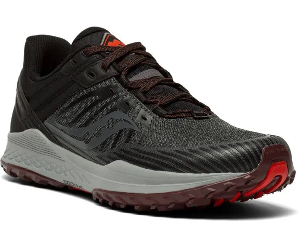 Men's Saucony Mad River TR 2 Black|Brick - Size 7M