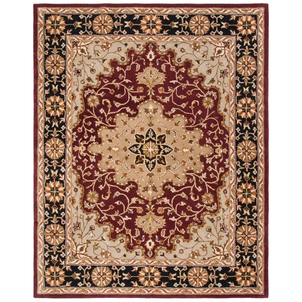 Safavieh Heritage HG760A 2&3x22 x 6&0x22 Runner Ivory - Red Area Rug