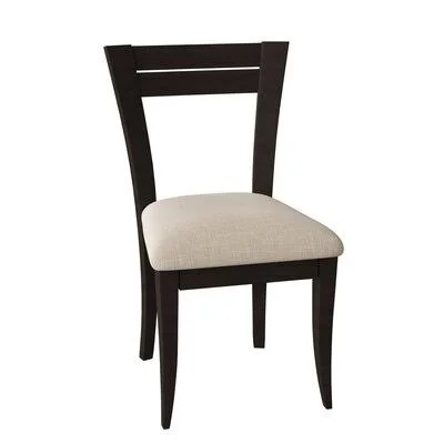 Tylor Ladder Back Side Chair Corrigan Studio Frame Color: Rockport, Upholstery Color: Galaxy