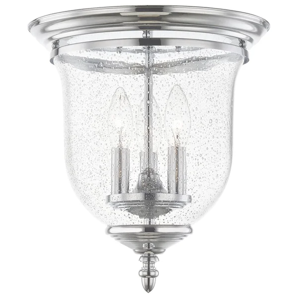 Livex Lighting 5024-05 Legacy 3-Light Ceiling Mount - Chrome