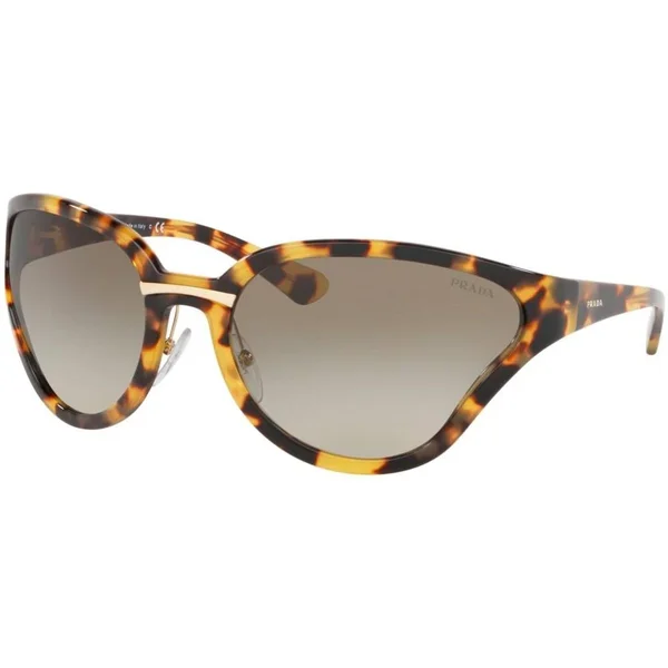 Prada 0PR 22VS Catwalk 7S04M1 Medium Havana Butterfly Sunglasses