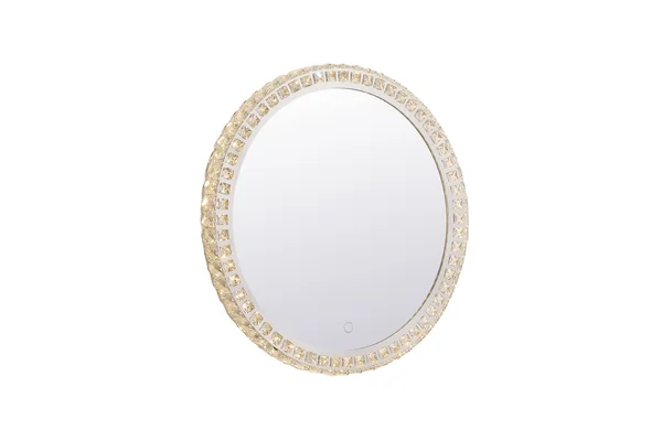 Elegant Evelyn 24x22 Hardwired LED Mirror w/Touch Sensor - Chrome - MRE62424C