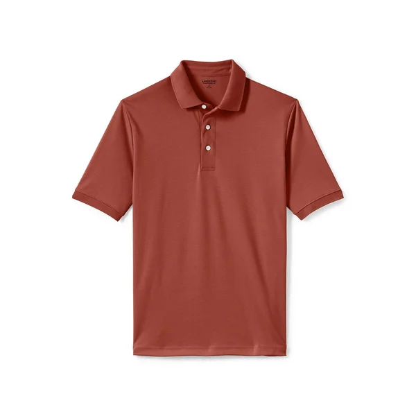 Lands& End Men's Short Sleeve Super Soft Supima Polo Shirt