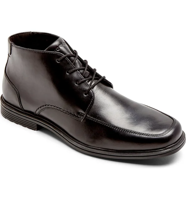 Men's Rockport Taylor Waterproof Chukka - Size: 14, Brown