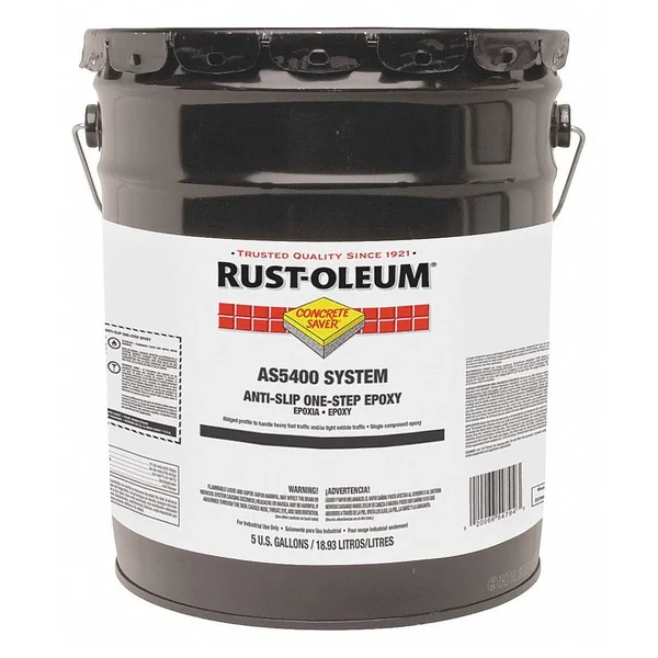 Rust-Oleum 289377 Anti-Slip Floor Coating, 440g/L, 6 gal., Black