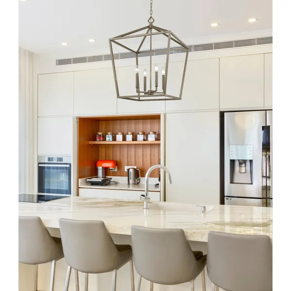 Millennium Lighting 3000 Series 4-Light Pendant in Rubbed Bronze 3254-RBZ