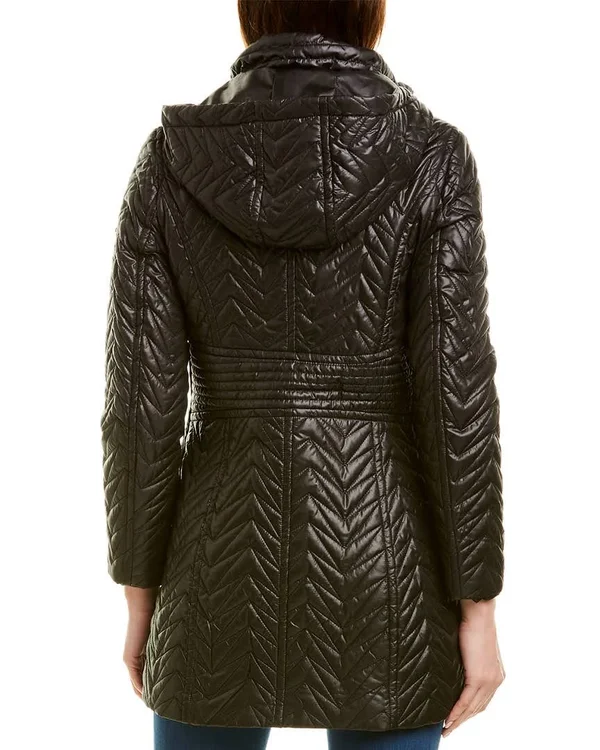 Via Spiga Zig Zag Quilted Jacket
