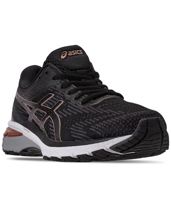 Asics Women's GT 2000 8 - Black - Rose Gold - 9 - D