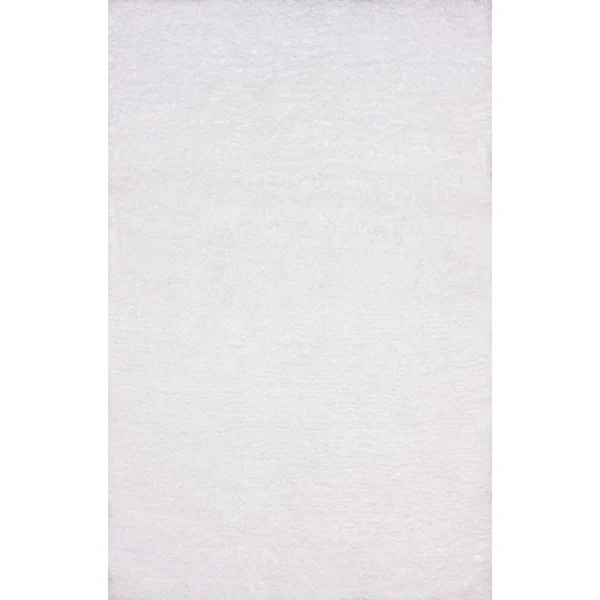 nuLOOM Maginifique Hand Tufted Shag Rug - 3& x 5&, Snow