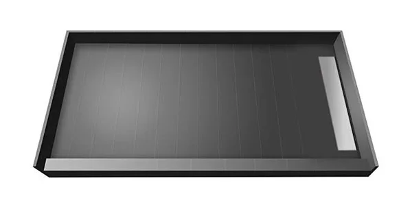 Tile Redi WF3636R-RB36-KIT Base&N Bench 36x22 x 48x22 Rectangular Shower Base with Single Threshold and Right Drain Tileable Til