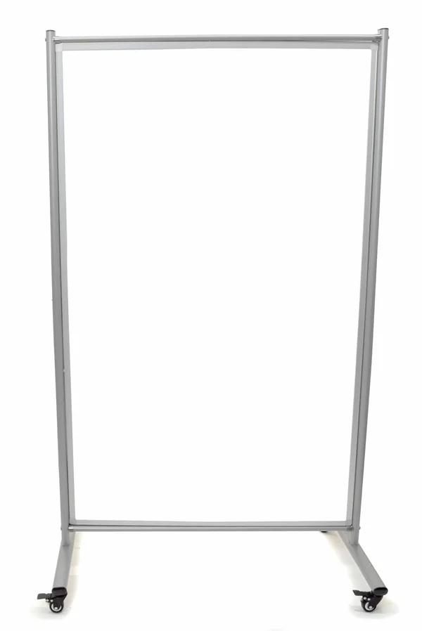 Mobile Magnetic Whiteboard Room Divider (1 Pack)
