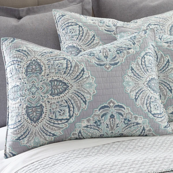 Levtex Home Tania King Quilt Set - Grey