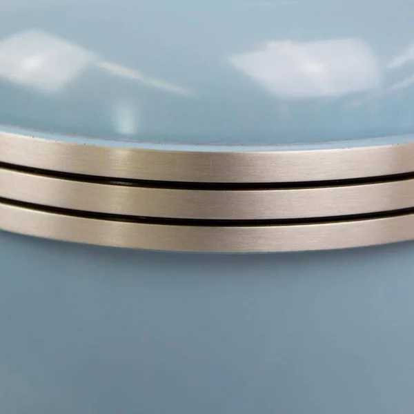 Banded Cremation Urn Light Blue - Large