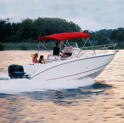 Taylor Made Offshore Fishing Boat Cover - OB, Burgundy, Hot Shot, 20&5x22-21&4