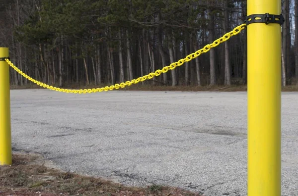 Mr. Chain Plastic Chain Barrier on A Reel - 2x22x125&L, Yellow 50102