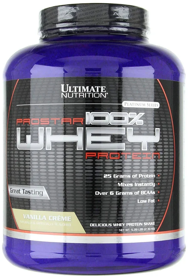 Ultimate Nutrition ProStar Whey Protein - Creamy Vanilla - 5 lb