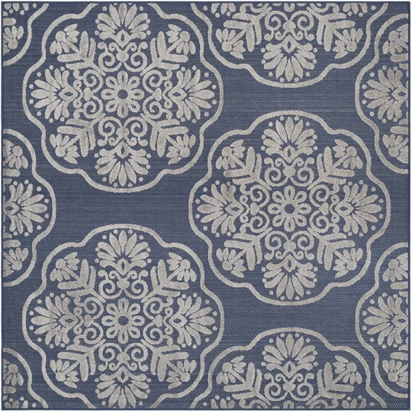 Safavieh Cottage COT911A Navy - Creme Rug 2&3x22 x 8& Runner