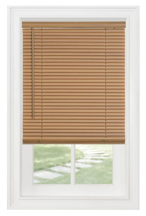 Powersellerusa Cordless Window Blinds - Privacy & Light Filtering 1 inch Slats Vinyl Mini Blind, Anti-UV Window Treatment, Fi
