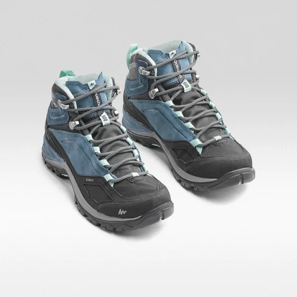 Quechua Women's Mh500 - Waterproof Mid Hiking Boots in Granite, Size 9.5