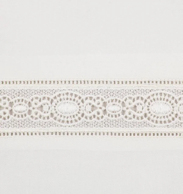 Sferra Giza 45 Lace Bedding - Standard Sham - White