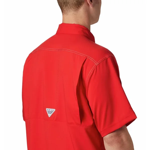 Columbia Low Drag Offshore SS Shirt M, Red Spark