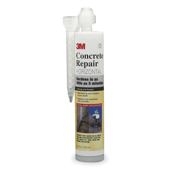 3M Concrete Repair Self-Leveling - Gray, 8.4 fl oz Cartridge