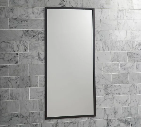 Matte Black Kensington Slim Rectangular Medicine Cabinet, 20 x 42x22