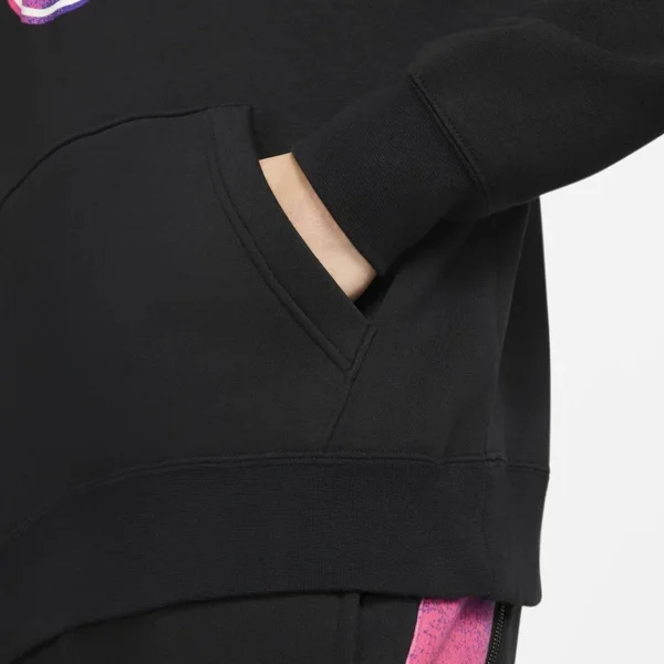 Jordan Psg Fleece Hoodie - Mens Black/Purple Size XXL
