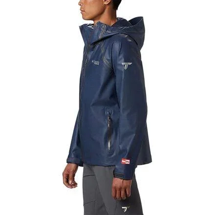 Columbia Men's Outdry EX Reign Jacket (M Collegiate Navy Heather)