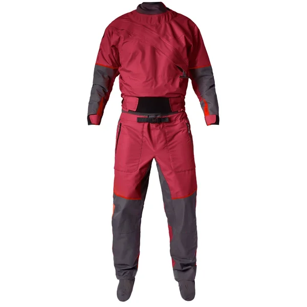 Level Six Women's Freya Front Entry Drysuit - XL, Beet Red