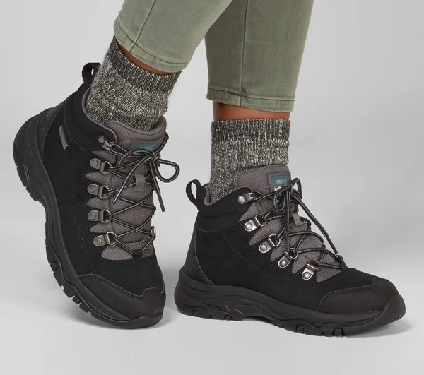 Skechers Relaxed Fit: Trego - El Capitan Boots - Black/Gray, 6.0