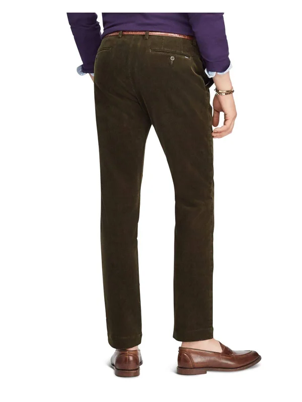 Polo Ralph Lauren Slim Fit Stretch Corduroy Pants - Green