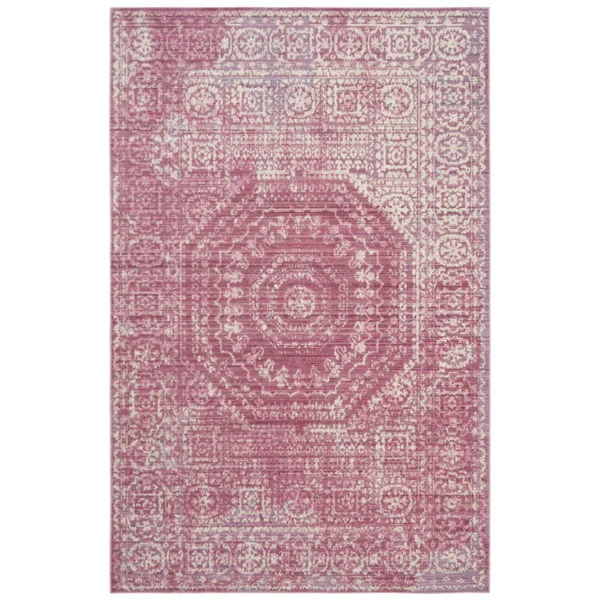 Safavieh Valencia VAL205R Blue/Multi 6& x 9& Area Rug