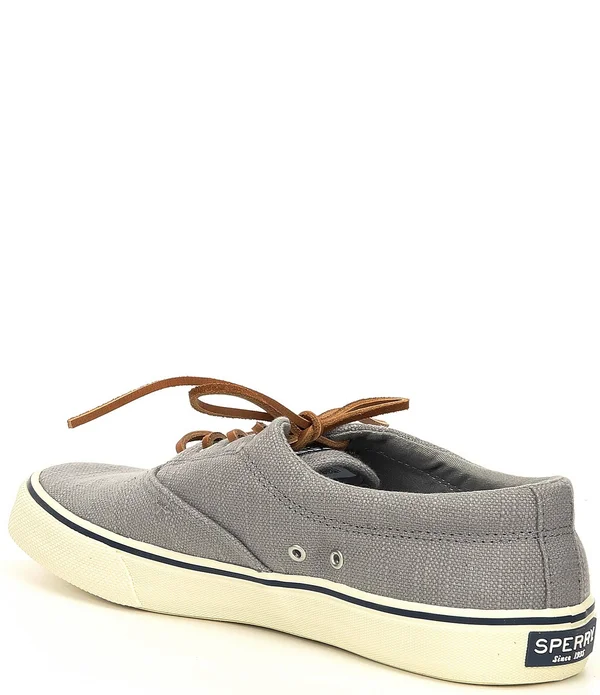 Men's Sperry Striper II CVO Baja Linen Sneaker Taupe, Size 11M